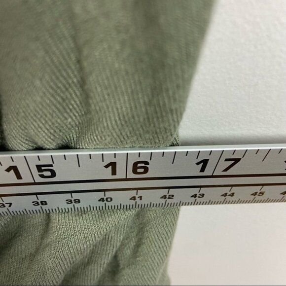 Free People Green Hoffman Slouchy‎ Short Sleeve Tee Size XS T-Shirt Army Green - Picture 10 of 13